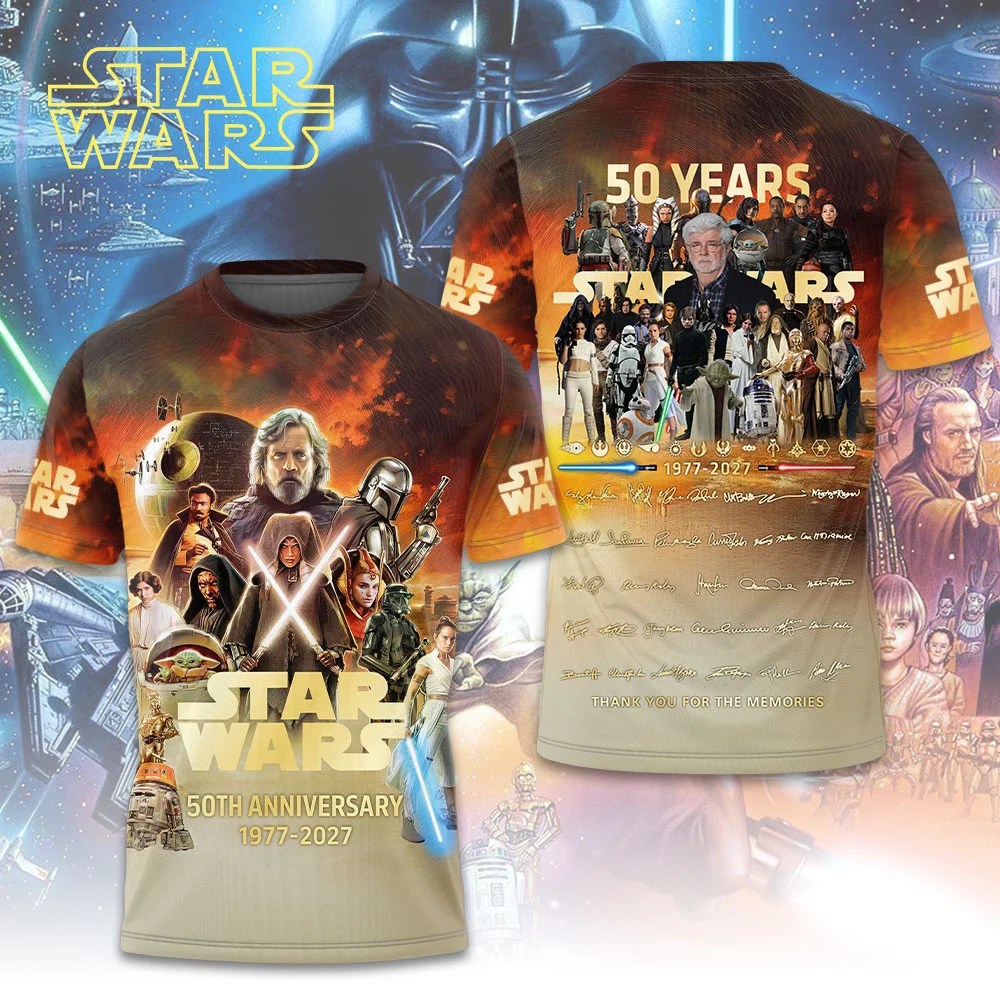 Star Wars 50th Anniversary 3D Apparel – TMTHU8583