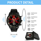Ducati Lenovo Team x Marc Márquez Black Stainless Steel Watch – TANTN 11761