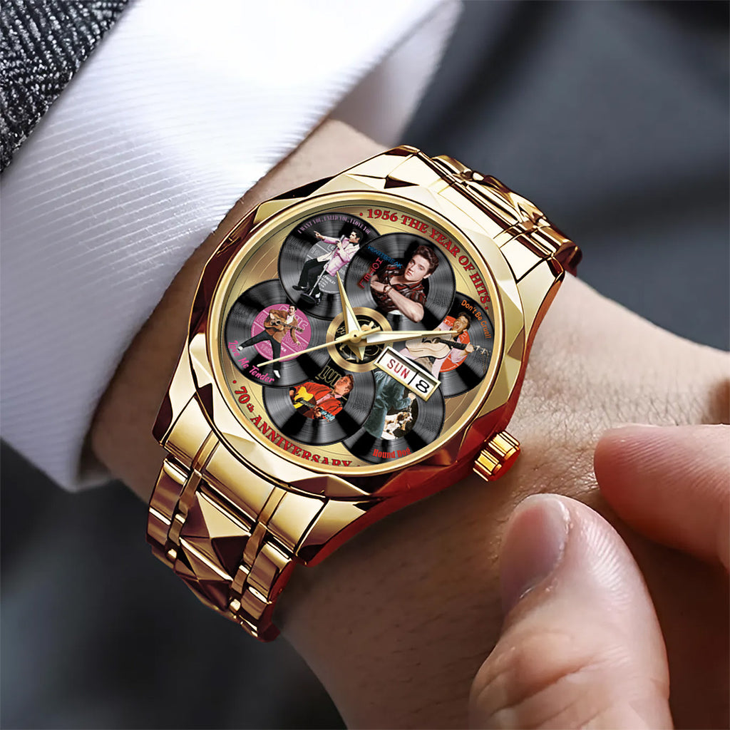 Elvis Presley Alloy Luxury Quartz Watch – TANTN 13775