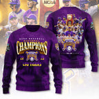 LSU Tigers Baseball 2025 National Champions 3D Apparel – TANTN 13826
