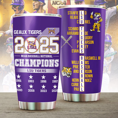 LSU Tigers Baseball Tumbler Cup – TANTN 13931