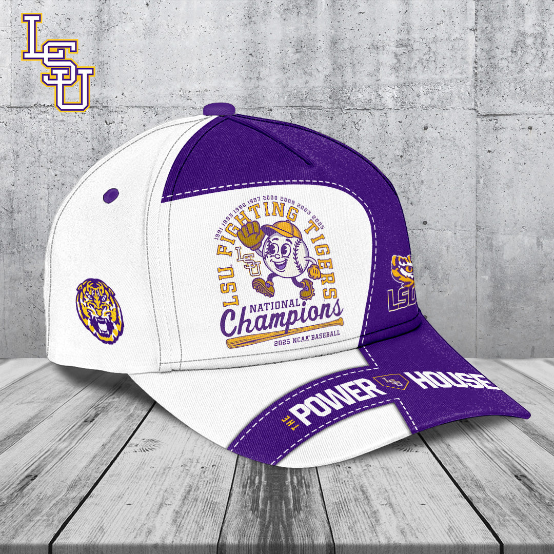 LSU Tigers Baseball 2025 National Champions Classic Cap – TANTN 14070