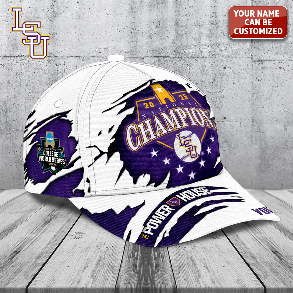 Personalized LSU Tigers Baseball 2025 National Champions Classic Cap – TANTN 14101