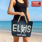 Personalized Elvis Presley Hemp Rope Tote Bag – TANTN 14242