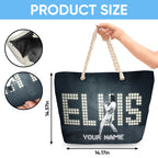 Personalized Elvis Presley Hemp Rope Tote Bag – TANTN 14242
