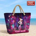 Personalized Elvis Presley Hemp Rope Tote Bag – TANTN 14243