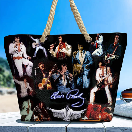 Elvis Presley Hemp Rope Tote Bag – TANTN 14244
