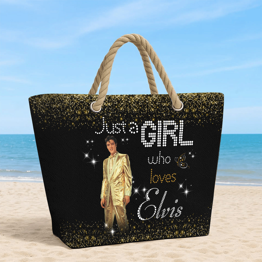 Elvis Presley Hemp Rope Tote Bag – TANTN 14289