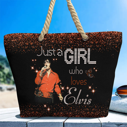 Elvis Presley Hemp Rope Tote Bag – TANTN 14290