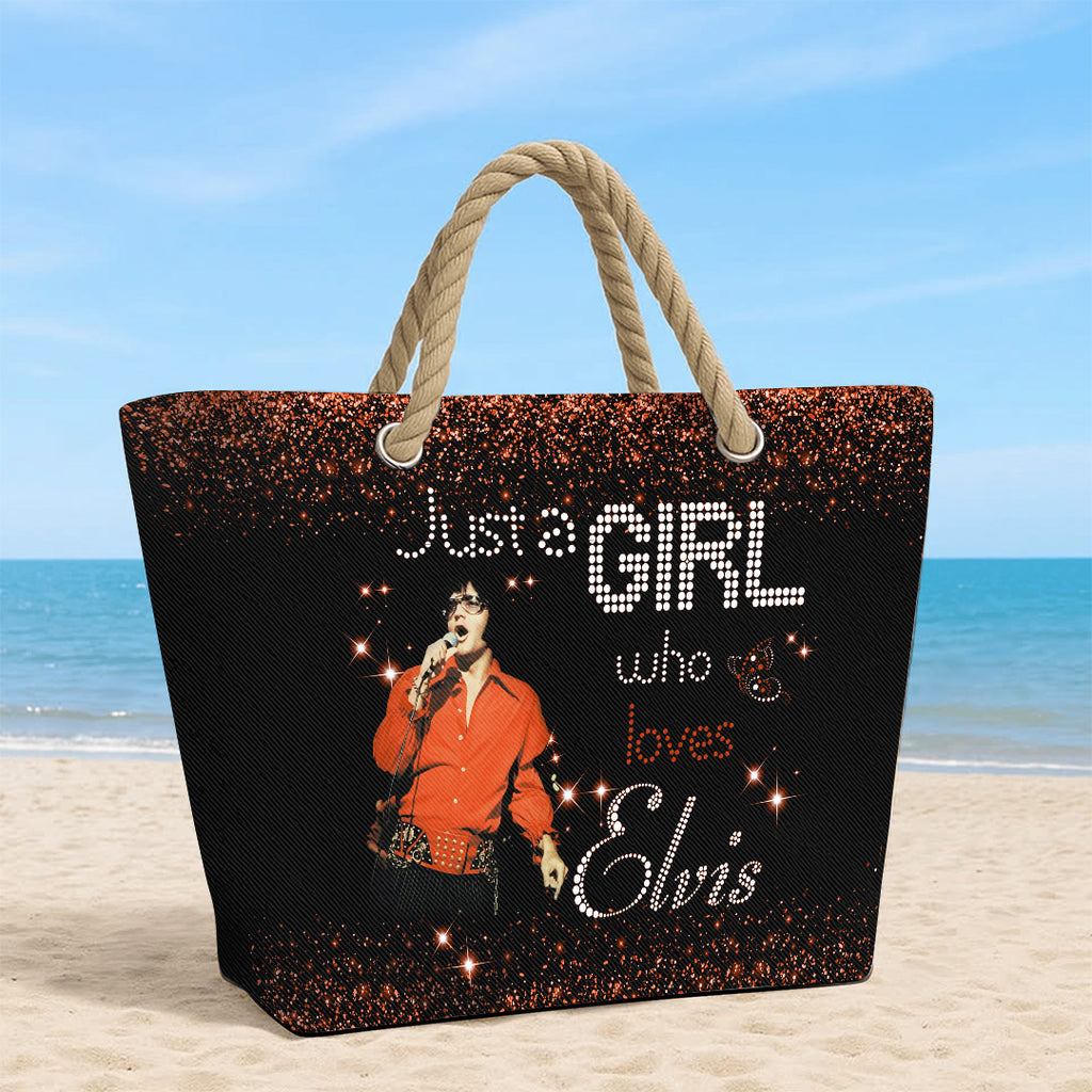 Elvis Presley Hemp Rope Tote Bag – TANTN 14290