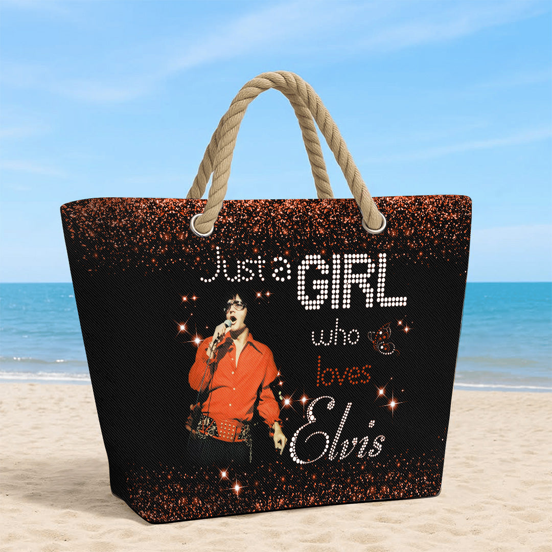 Elvis Presley Hemp Rope Tote Bag – TANTN 14290