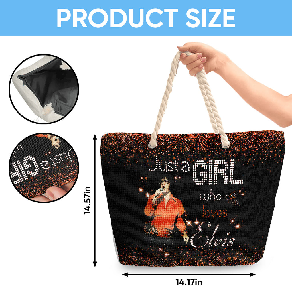 Elvis Presley Hemp Rope Tote Bag – TANTN 14290