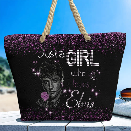 Elvis Presley Hemp Rope Tote Bag – TANTN 14295