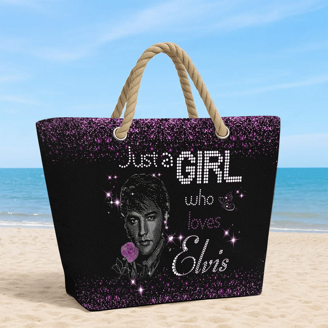 Elvis Presley Hemp Rope Tote Bag – TANTN 14295
