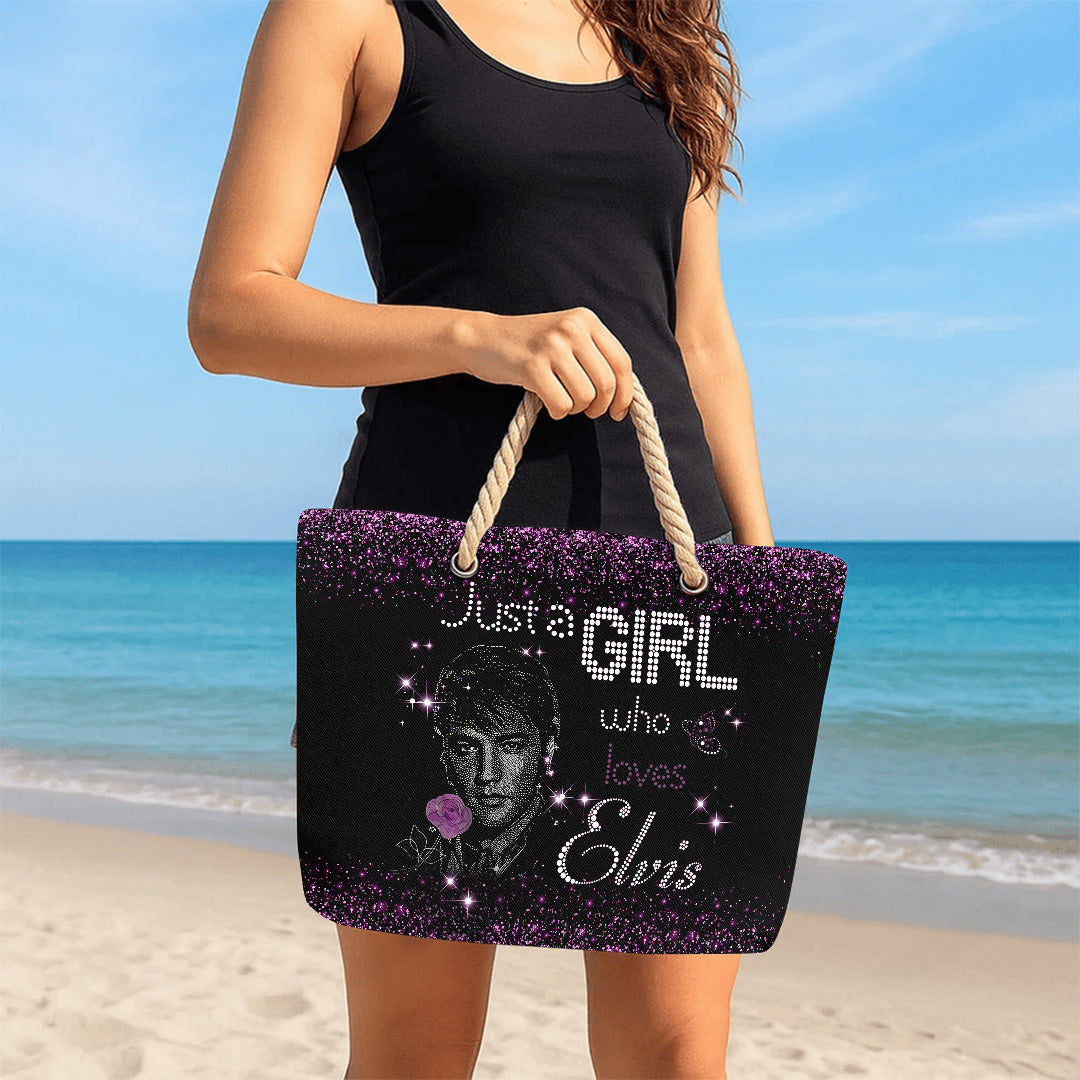 Elvis Presley Hemp Rope Tote Bag – TANTN 14295