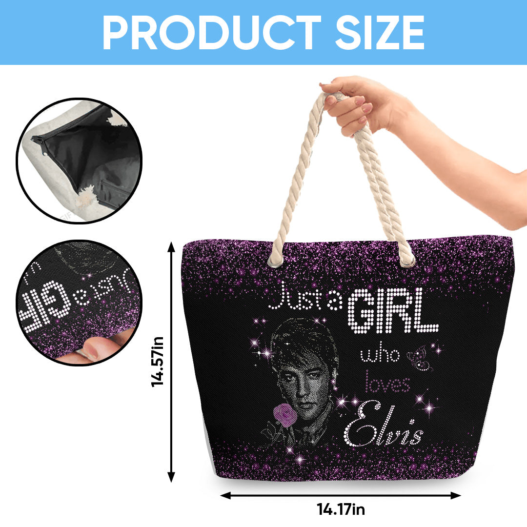 Elvis Presley Hemp Rope Tote Bag – TANTN 14295