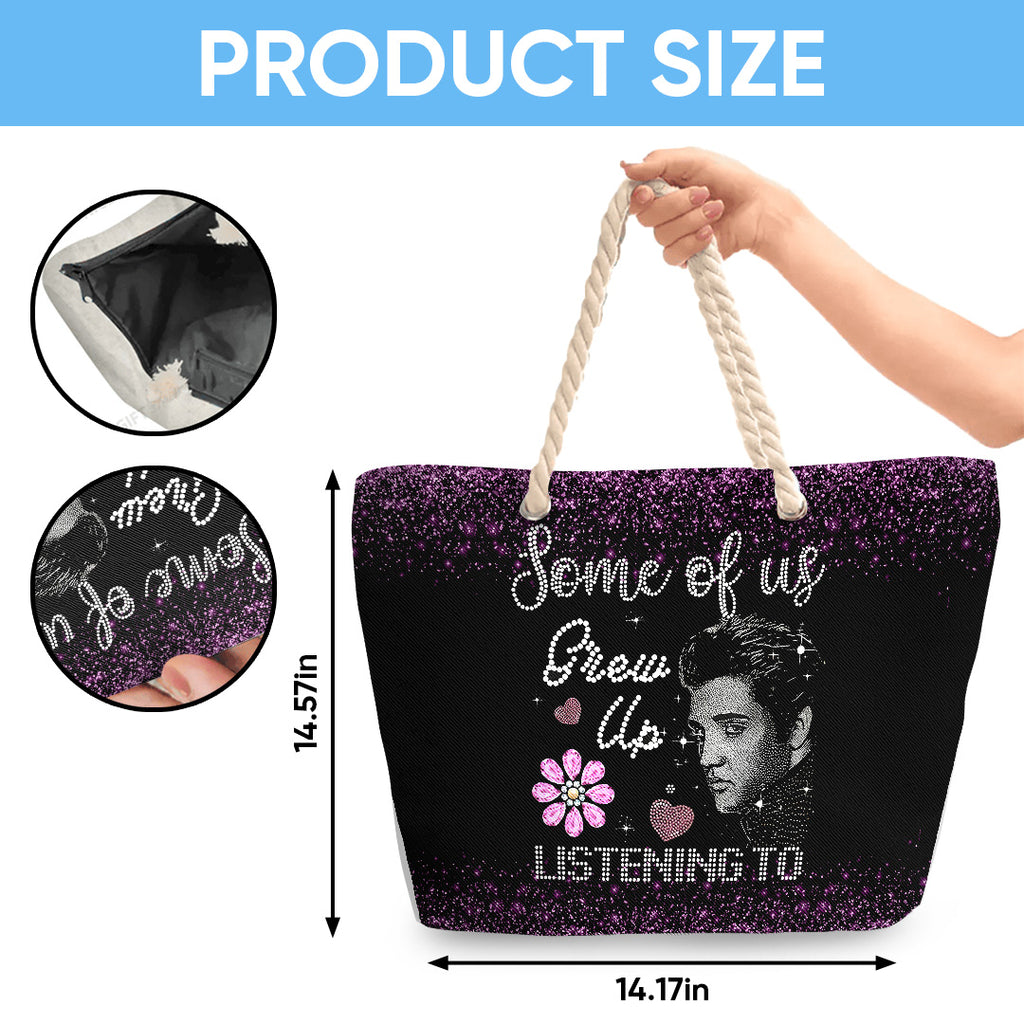 Elvis Presley Hemp Rope Tote Bag – TANTN 14296