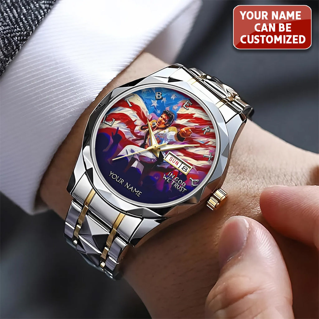 Personalized Elvis Presley Alloy Luxury Quartz Watch – TANTN 14312