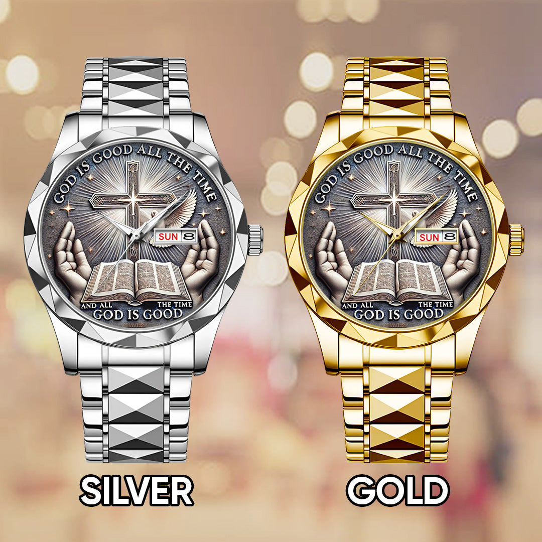 God is Good Alloy Luxury Quartz Watch – TANTN 14535