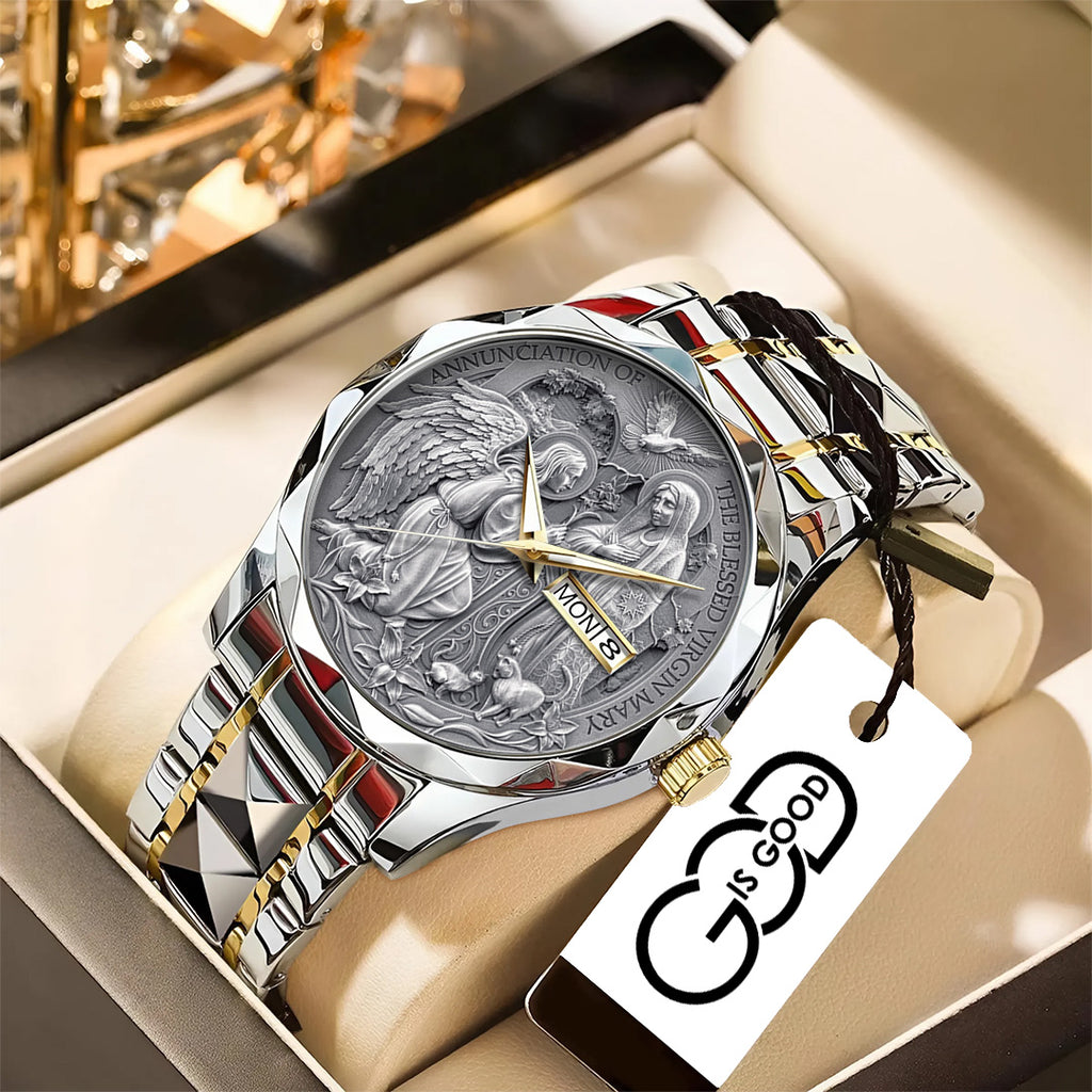 God Is Good Alloy Luxury Quartz Watch – TANTN 14582