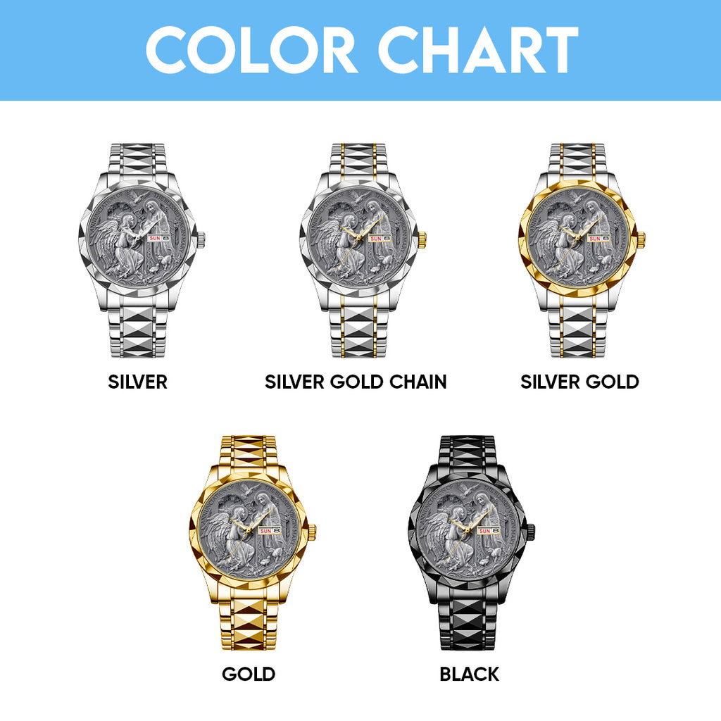 God Is Good Alloy Luxury Quartz Watch – TANTN 14582