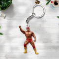 Hulk Hogan Custom Shape 2-sided Keychain – TANTN 15042