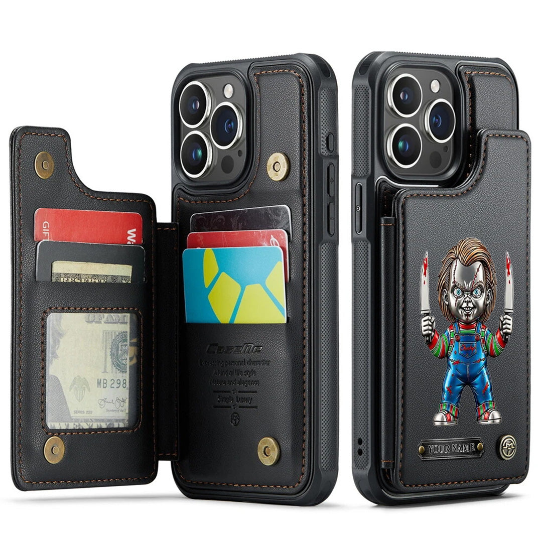 Personalized Chucky Leather Wallet Phone Case – TANTN15207