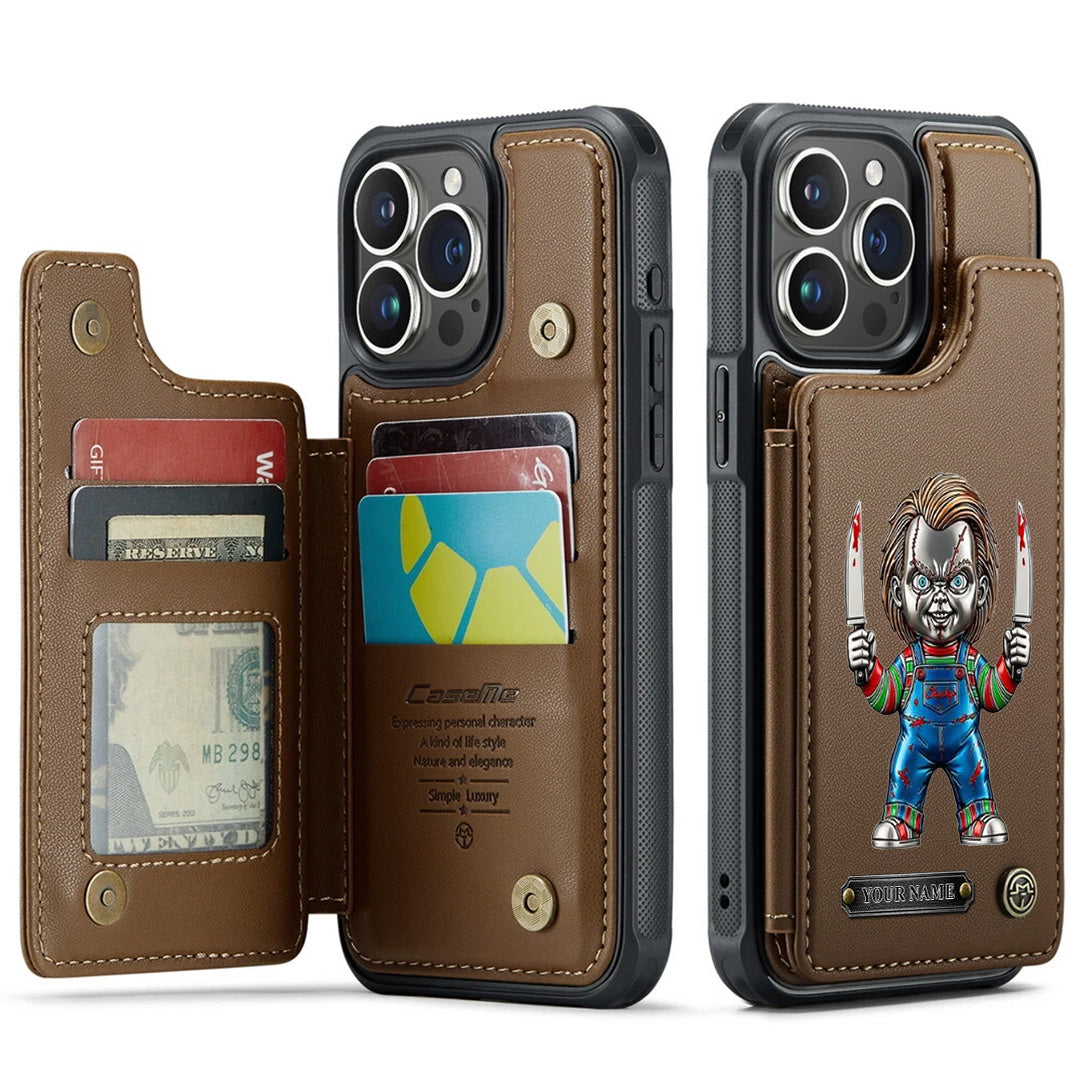 Personalized Chucky Leather Wallet Phone Case – TANTN15207