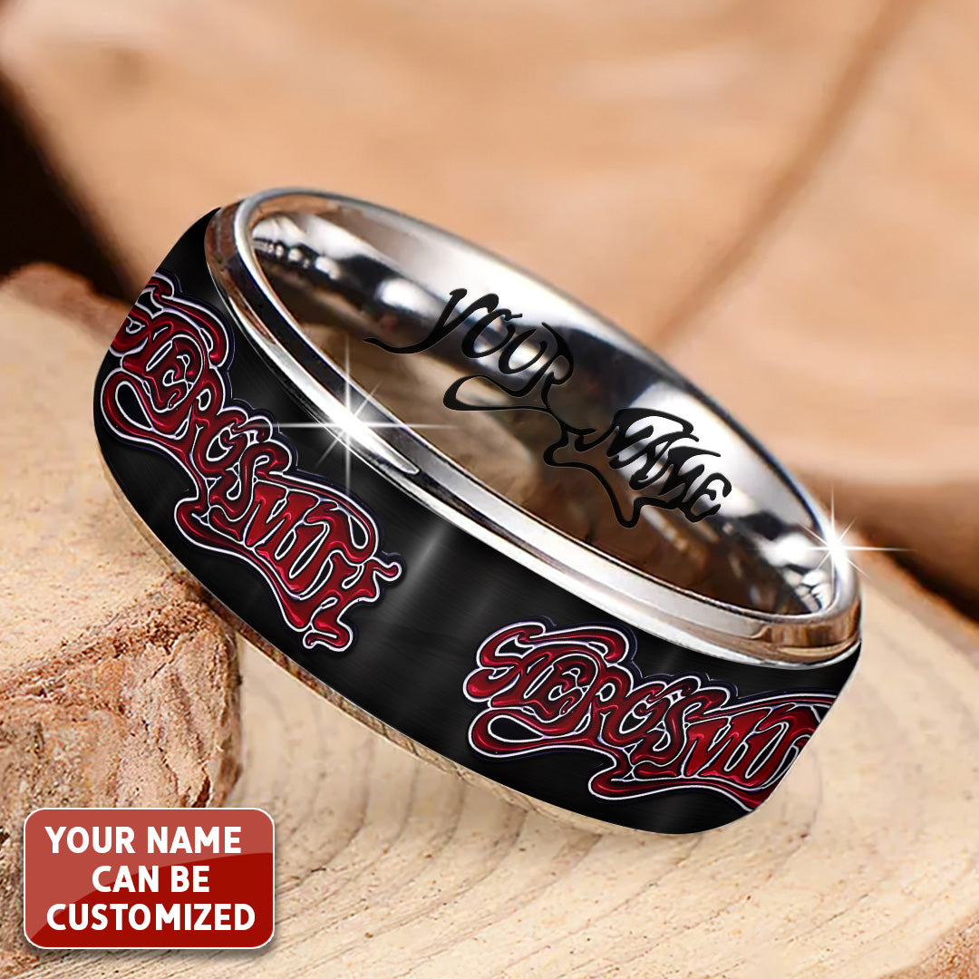 Personalized Aerosmith Custom Alloy Ring – TANTN15351