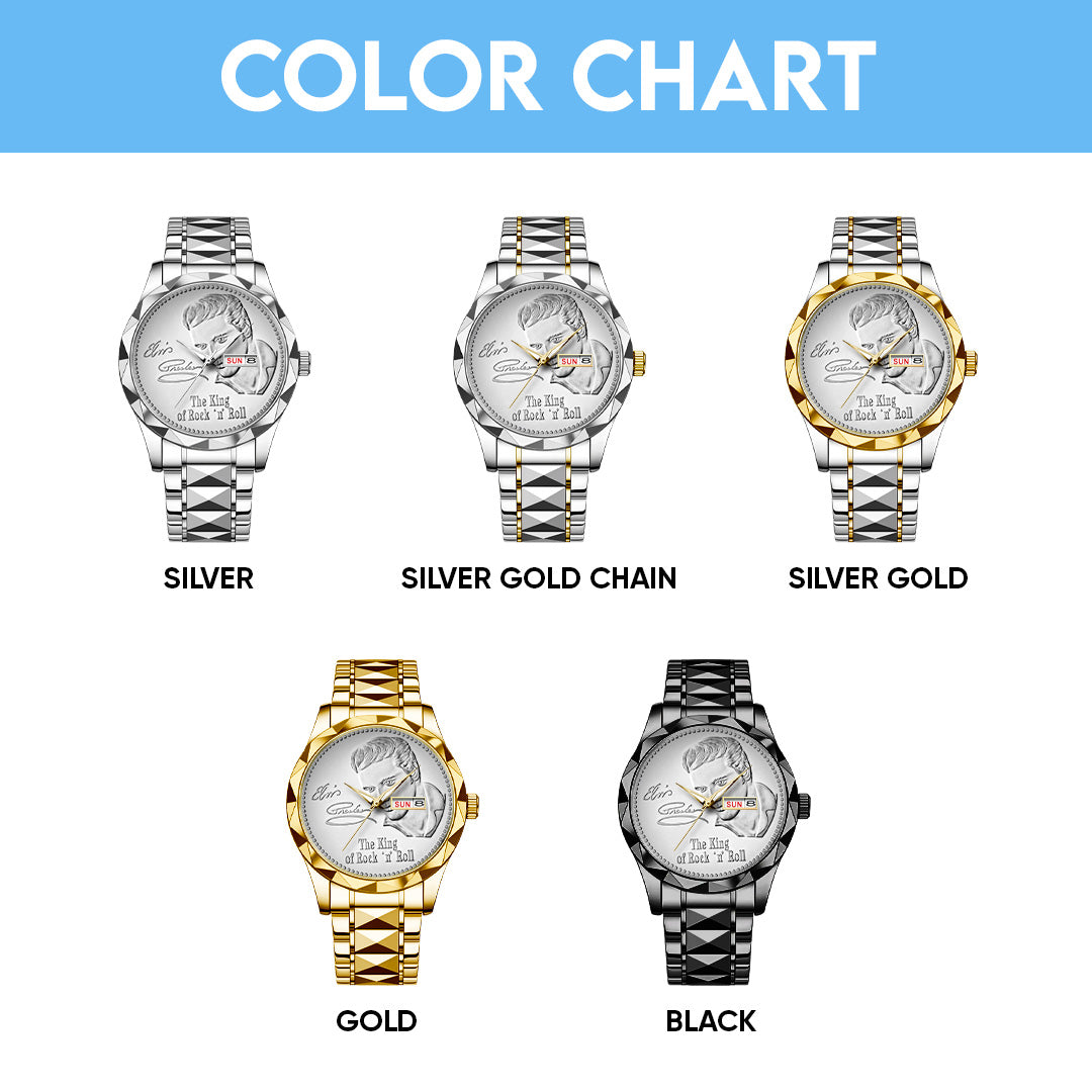 Elvis Presley Alloy Luxury Quartz Watch – TANTN15383