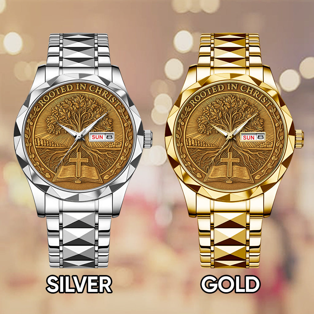 Rooted In Christ Alloy Luxury Quartz Watch – TANTN15387
