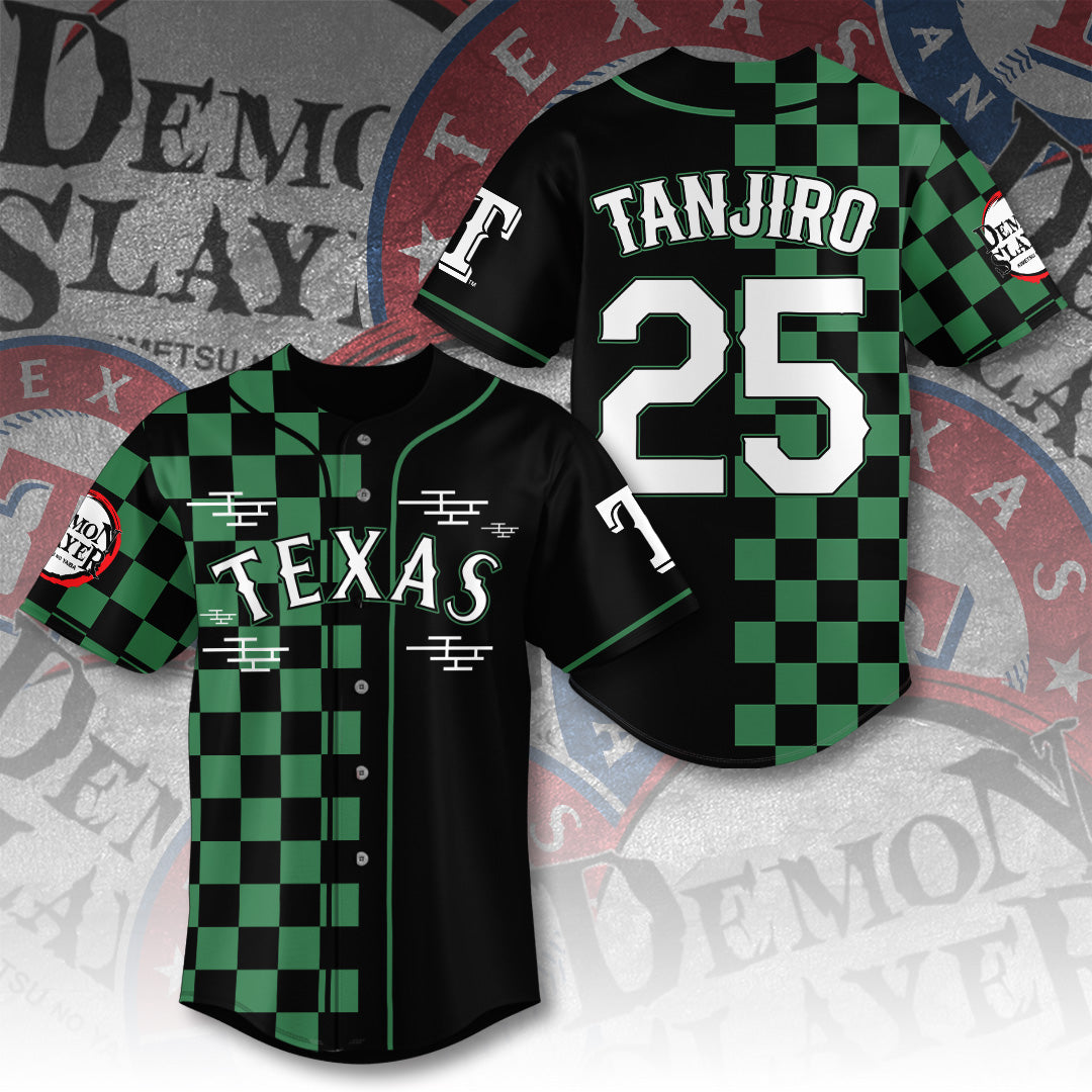 Texas Rangers x Demon Slayer Baseball Jersey – TANTN15648