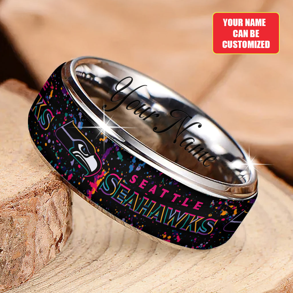 Personalized Seattle Seahawks Crucial Catch 2025 Custom Alloy Ring – TANTN15835