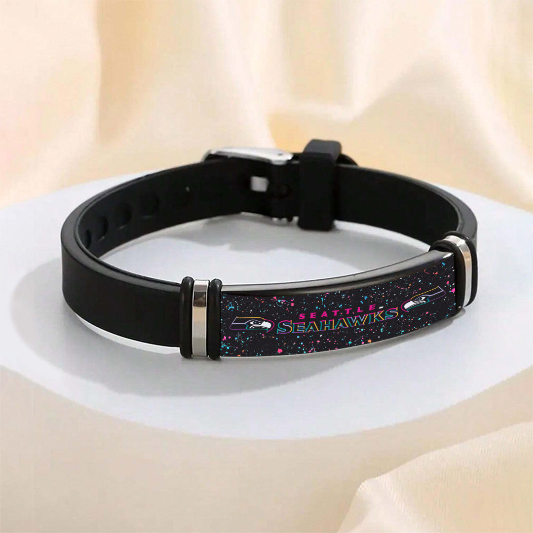 Seattle Seahawks Crucial Catch 2025 Photo Bracelet – TANTN15967