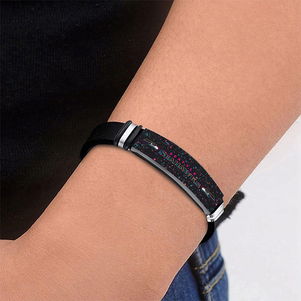 Seattle Seahawks Crucial Catch 2025 Photo Bracelet – TANTN15967