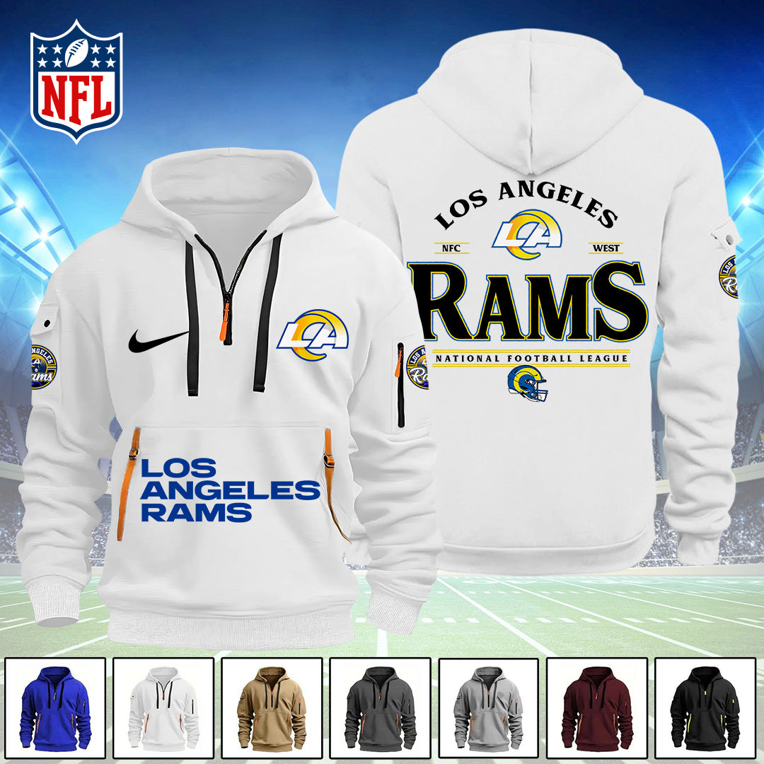 Los Angeles Rams 2D Quarter Zip Hoodie – TANTN16120
