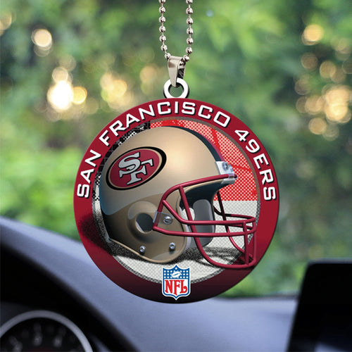 San Francisco 49ers Shape 2-sided Acrylic Car Ornament – TANTN16308