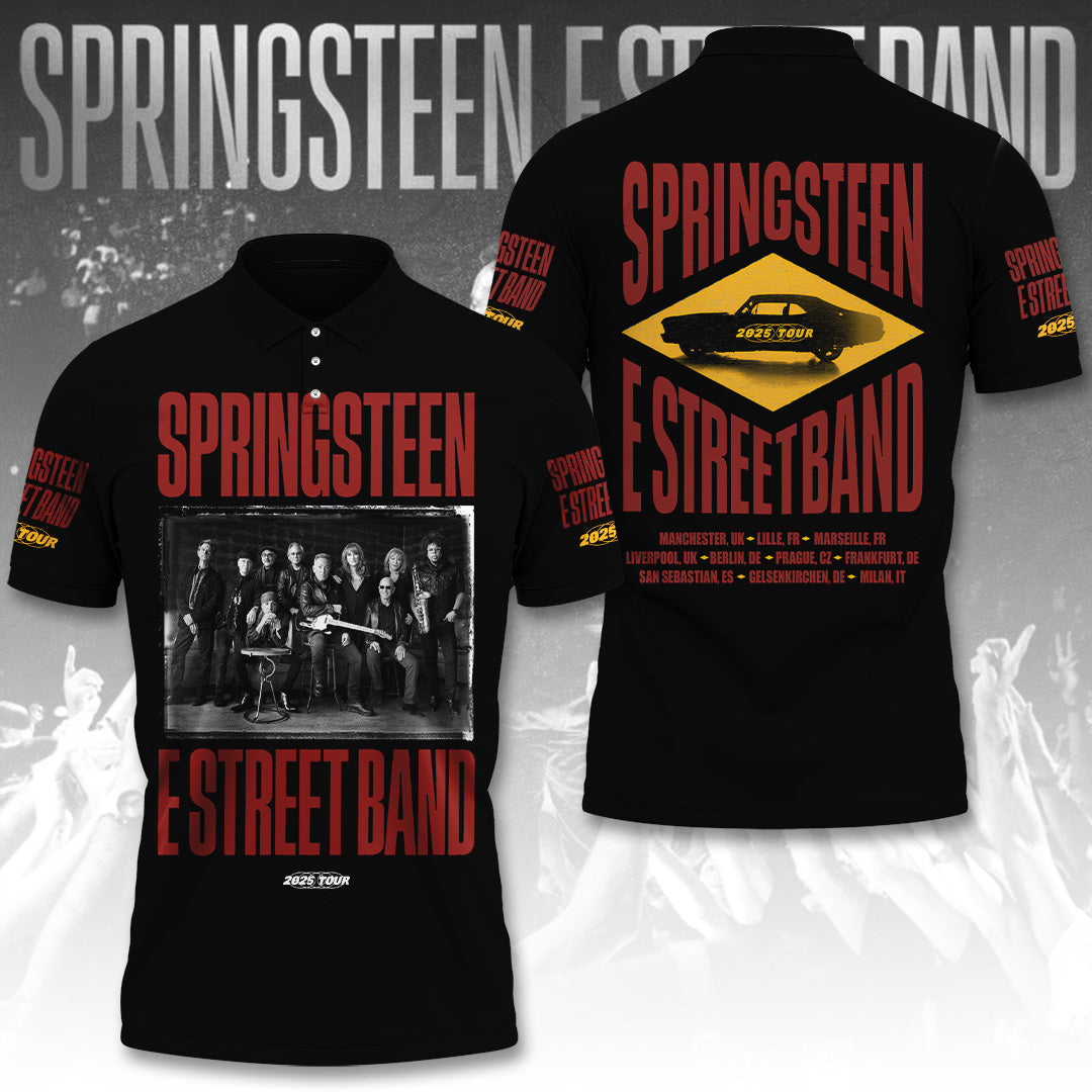 Bruce Springsteen x The E Street Band 2025 Tour 3D Apparel – TANTN16854