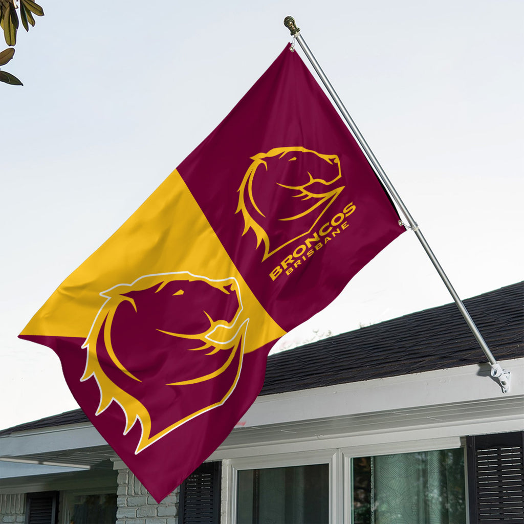 Brisbane Broncos 3D House Flag – TANTN17036