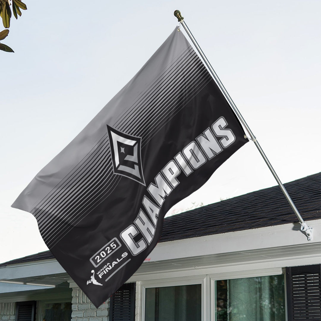 Las Vegas Aces 2025 WNBA Finals Champions 3D Double-side House Flag – TANTN17330