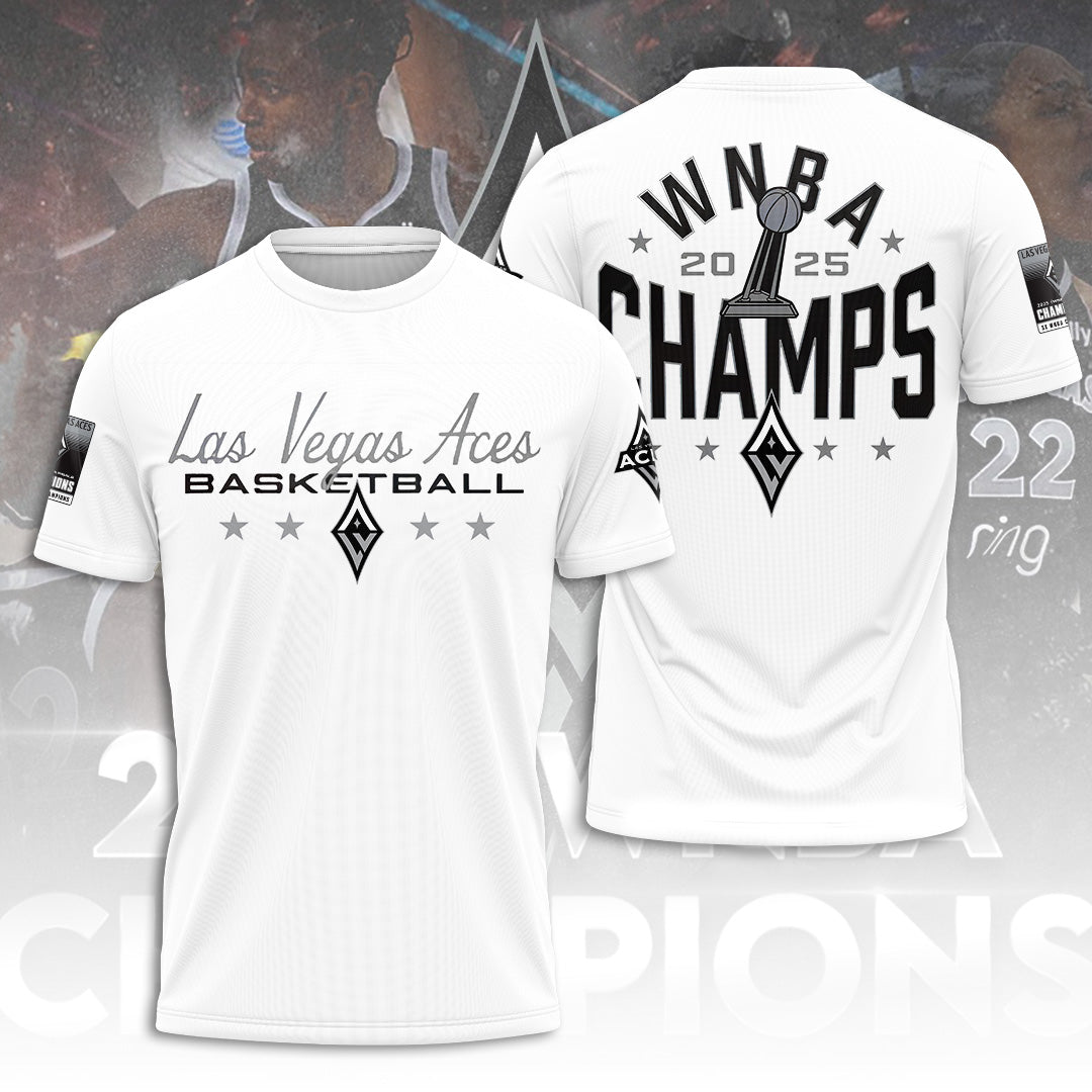 Las Vegas Aces 2025 WNBA Finals Champions 3D Apparel – TANTN17341