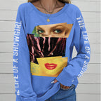 Taylor Swift Round Neck Raglan Sleeve Sweatshirt – TANTN17456