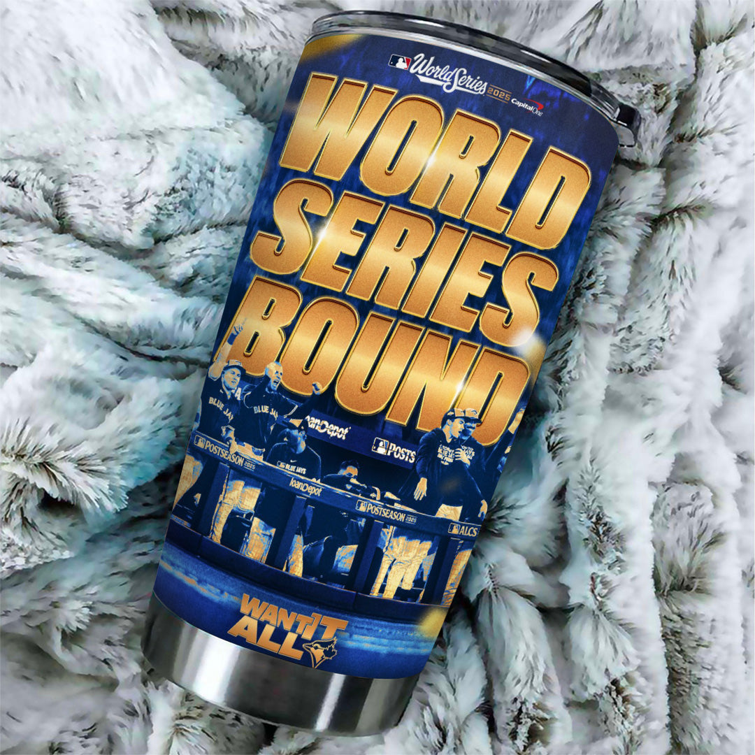 Toronto Blue Jays 2025 American League Champions Tumbler Cup – TANTN17667