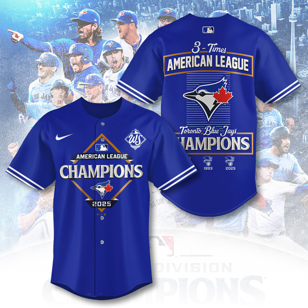 Toronto Blue Jays 2025 American League Champions Baseball Jersey – TANTN17693