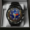 Toronto Blue Jays 2025 American League Champions Black Stainless Steel Watch – TANTN17723