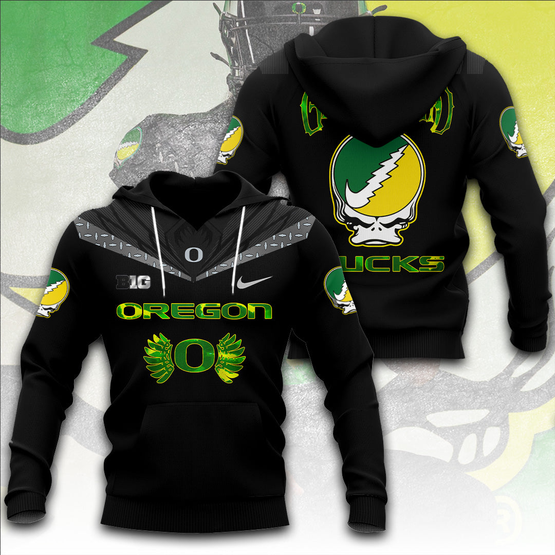 Oregon Ducks Football x Grateful Dead 3D Apparel – TANTN17857