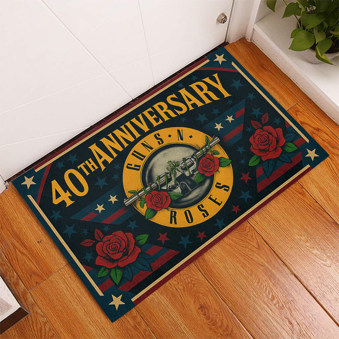 Guns N' Roses 40th Anniversary Doormat – TANTN17866
