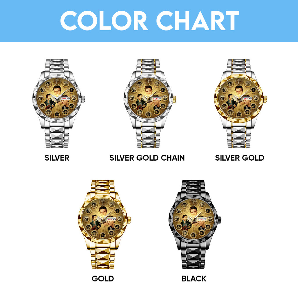 Elvis Presley Alloy Luxury Quartz Watch – TANTN17869