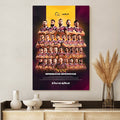 Brisbane Broncos Premiers 2025 Rectangle Canvas With Inner Frame – TANTN17891