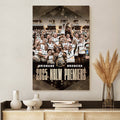 Brisbane Broncos Premiers 2025 Rectangle Canvas With Inner Frame – TANTN17894